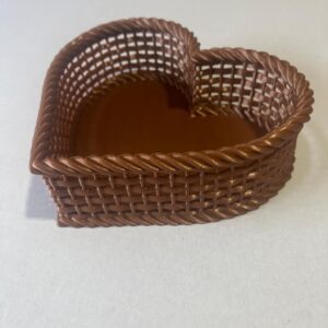 Szív Formájú Fonott Hatású Kosár