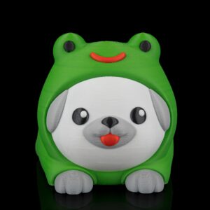 Kutyus békás jelmezben – Éjjeli fény