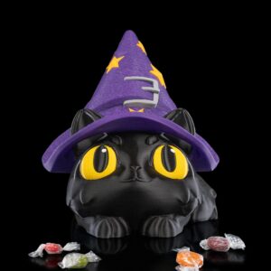 Boszorkány Cica (Witch Kitty Candy Holder)