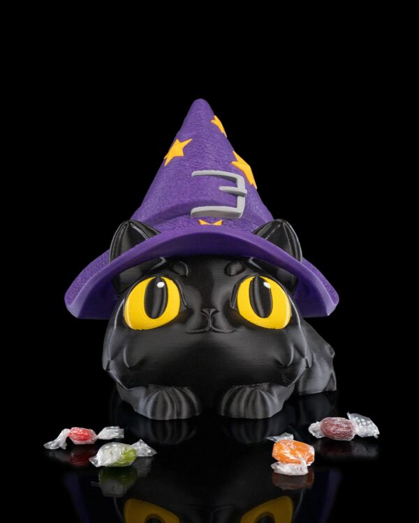 Boszorkány Cica (Witch Kitty Candy Holder)