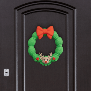 Aggancsos üdvözlet - Koszorú ajtódísz