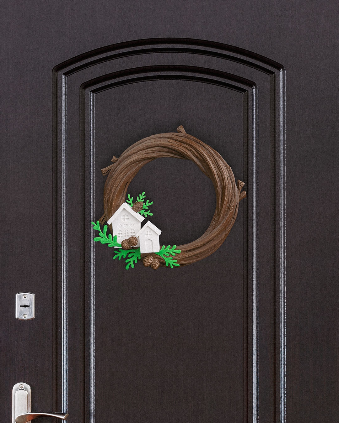 Édes otthon- Koszorú ajtódísz