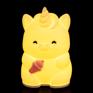 Mosolygós Unikornis LED Éjjeli Fény – Nyugtató Hangulatlámpa