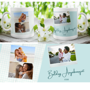 Egyedi fotós bögre Anyáknapi verzió