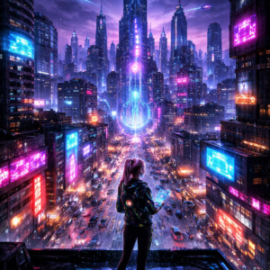 🧩 {cyberpunk city} – Egyedi kirakó/puzzle élmény ✨