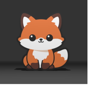 Róka lámpa és tároló – egyedi névvel kérhető