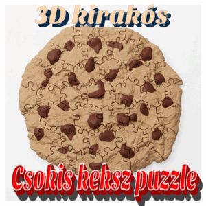 Csokis Süti Kirakó – Puzzle Dekoráció és Ajándék