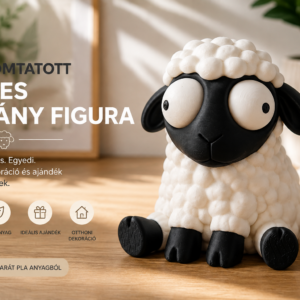 3D nyomtatott Vicces Bárány figura