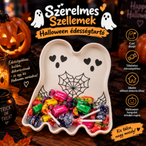 Szerelmes Szellemek – Halloween édességtartó