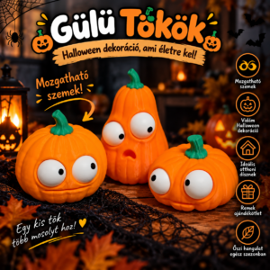 Gülü Tökök – 3 részes Halloween dekoráció