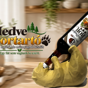 Medve Bortartó – Fa Hatású Dekoráció